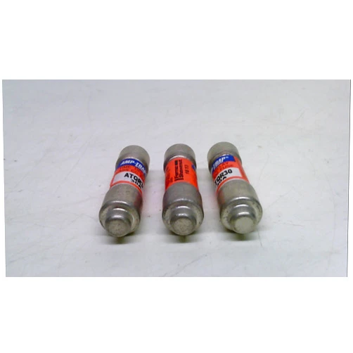 Ferraz Shawmut Atqr30 - Pack of 3 - Fuse, Class Cc, 30A, 600Vac, Atqr30 - Pack of 3 -