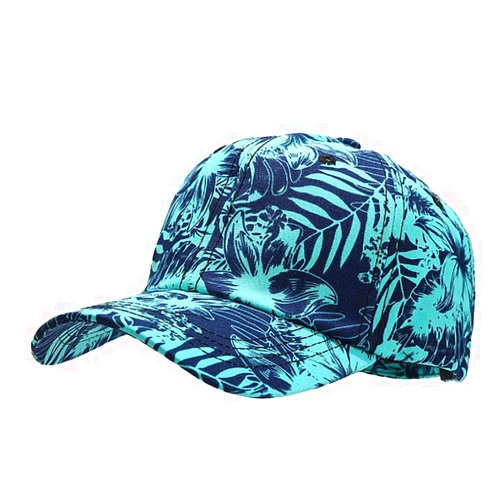 Generic Summer Hawaii Baseball Hats for Men Women Travel Beach Floral Printed Unisex Cotton Polo Ball Cap Trucker Dad Hat