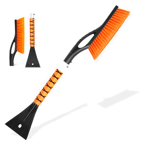 PLACHIDAY Snow Brush - 27 Inch Ice Scraper for Car Windshield, Detachable Snow Removal Tool01