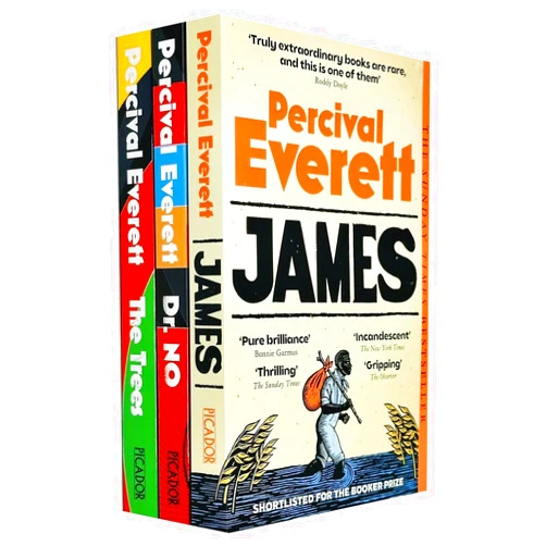 Percival Everett 3 Books Collection Set (Dr. No, The Trees & James)