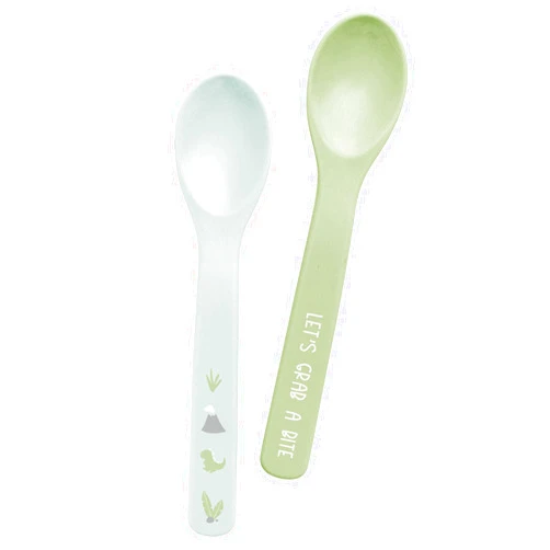 Stephen Joseph Silicone Baby Spoons, One size, DINO