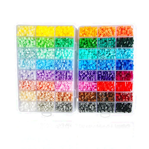 ARTKAL Fuse Beads 10,400pcs Melty Beads 5mm Melting Beads 48 Colors Fusible Beads Assorted 2 Boxes