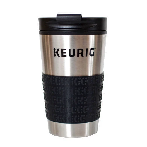 Keurig Travel Mug Fits K-Cup Pod Coffee Maker, 1 Count (Pack of 1), Stainless Steel
