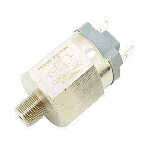 JIUWU Stainless Steel 1/8 Inches Pneumatic Adjustable Pump Pressure Switch QPM11-NO Normally Open