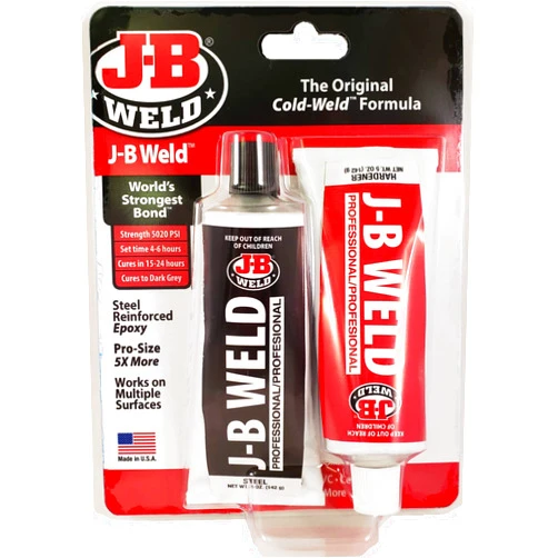 J-B Weld 8281 Professional Size Steel Reinforced Epoxy Twin Pack-10 oz, 10. Fluid_Ounces
