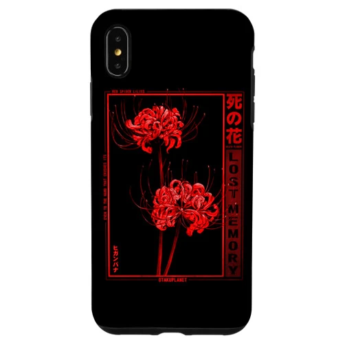 Otaku Gifts Anime & Manga Aesthetic iPhone XS Max Japanese Spider Lily Soft Grunge Anime Aesthetic Flower Case