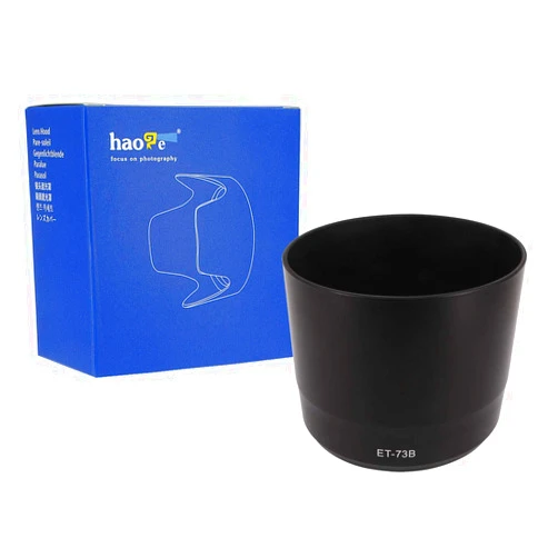 Haoge Bayonet Lens Hood Compatible with Canon EF 70-300mm f/4-5.6L is USM Lens Replaces Canon ET-73B