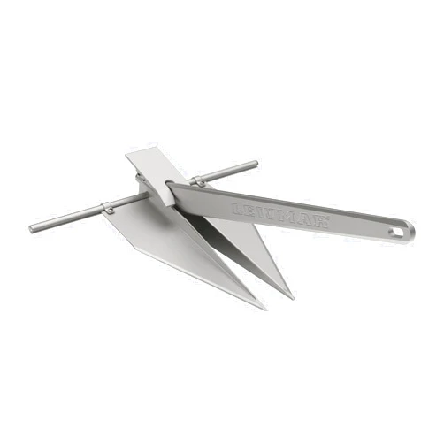 Lewmar 4 lb. LFX Fluke Anchor for Boats Anchoring in Mud or Sand, Aluminum