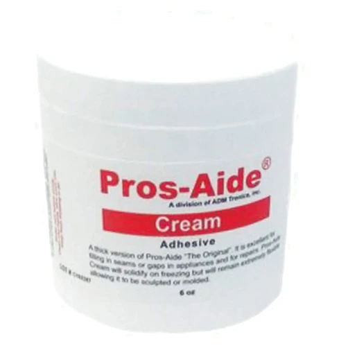 Pros-aide Cream Adhesive 6 Oz. Jar - Official Product of ADM tronics