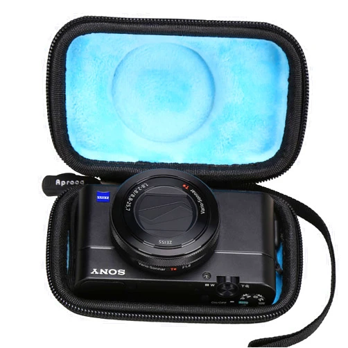Aproca Hard Carry Travel Case fit Sony RX100 VA/ RX100 VI/ RX100 V/ RX100 IV/RX100 III /RX100 II 20.1MP Digital Camera, Black, Travel