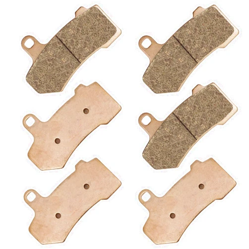 JAVIK 3 Sets Front Rear Brake Pads Sintered for Harley Davidson Road King Road Glide Street Glide Electra Glide 2008-2020 Ultra Limited 2014-2020 Street Rod Night Rod V-Rod Tri Glide
