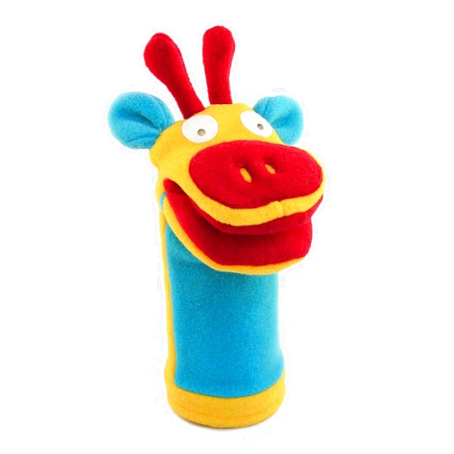 Cate and Levi Cate & Levi - Fleece Hand Puppet - Handmade in Canada - Great for Storytelling (Giraffe)