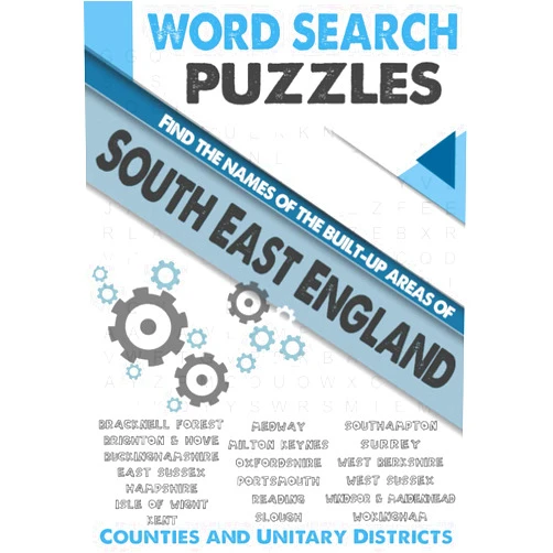 Geography puzzles editions South East England | word search puzzles: Build-up areas puzzles | Bracknell Forest | Brighton and Hove | Buckinghamshire | East Sussex | Hampshire | ... | Slough | Surrey | West Berkshire...
