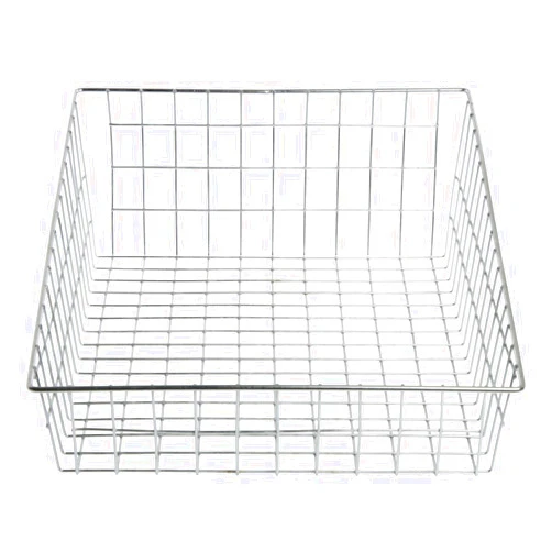 WIRECRAFT MANUFACTURING COMPANY Bakery Tray Rectangular Chrome-Plated Wire - 14