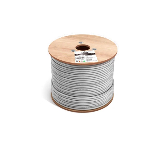 fast Cat. Cat6 Direct Burial Outdoor Rated CMX Cable,Waterproof, 23AWG Solid Bare Copper, 550MHz, PoE+, UL Listed, Unshielded UTP, Bulk Ethernet Cable (500ft, White)