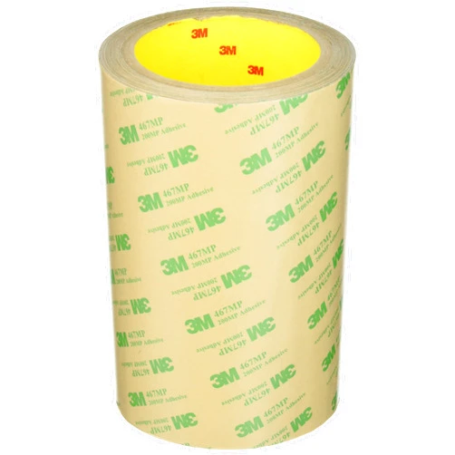3M 467MP Clear Adhesive Transfer Tape, 6