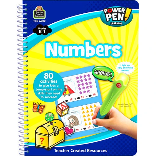 Teacher Created Resources Power Pen Learning Book, Numbers Grade K-1 (TCR6982)