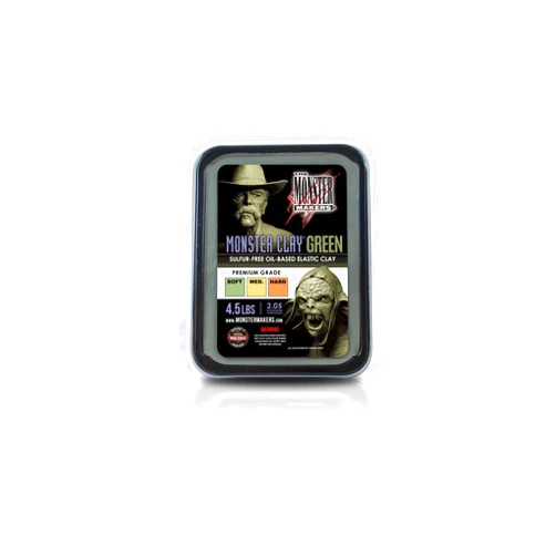The Monster Makers Monster Clay Premium Grade Modeling Clay (Green - Medium - 4.5lb)