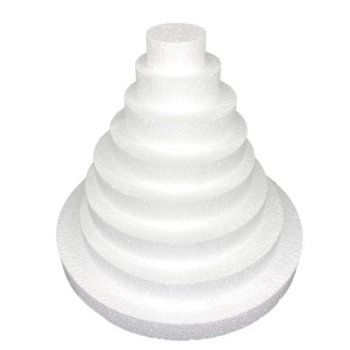 Crafts Central Smooth Foam Circle Discs for Arts & Crafts and DIY (12x12x1 Inch, 6-Pack)