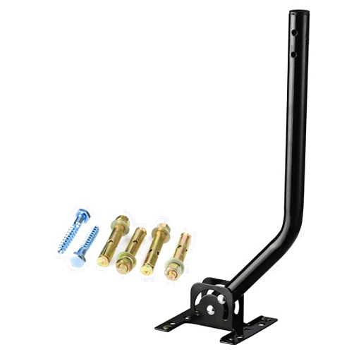 Yeceny Outdoor Antenna/Weather Station Adjustable Mounting Pole with Extension Universal Mount Brackets - Easy Installation, Solid Structure, Weather Proof (1