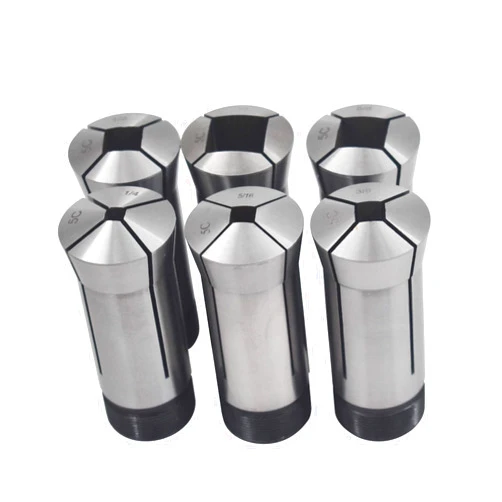 WFLNHB 6pcs 5C Square Collet Set Fit for CNC Milling Lathe Tool