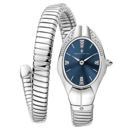Christian Van Sant Women's Naga Blue dial Watch // CV0882