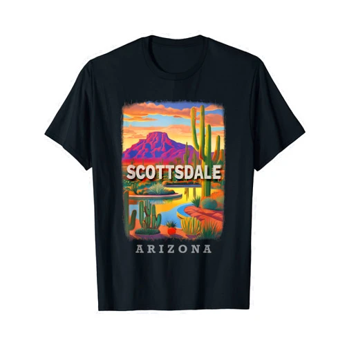 Scottsdale Arizona Desert Oasis Scottsdale Arizona AZ Desert Oasis SD456 T-Shirt