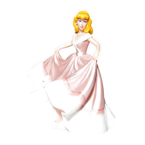 Enesco Disney Showcase Couture de Force Cinderella in Pink Dress Figurine, 7.87 Inch, Mutlicolor