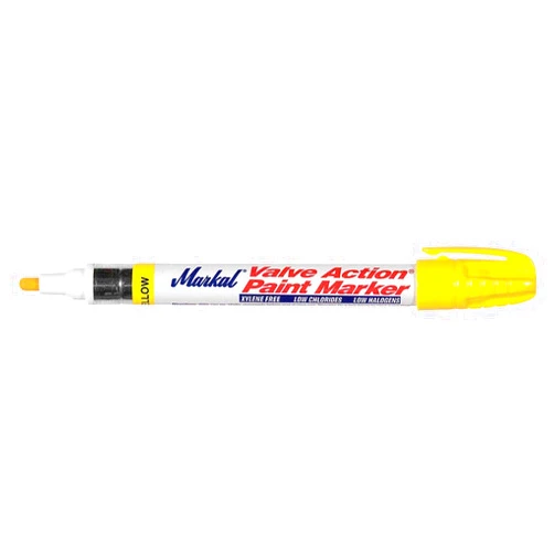 Markal VALVE ACTION LIQUID PAINT MARKER YELLOW