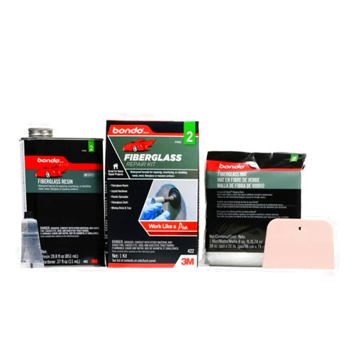 3M Bondo Fiberglass Resin Repair Kit, 00422, 0.9 Quart