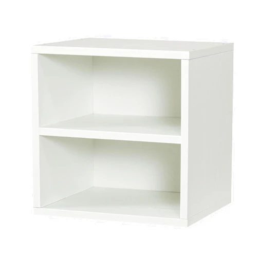FUSUNBAO Magic DIY Cube Storage Organizer Stackable Cubes for Home Books Clothes Toy -Modular Cubby Storage System -Stackable Storage Cubes -Bookcase Closet (Pure White-Washed, 1 Layer Cube)