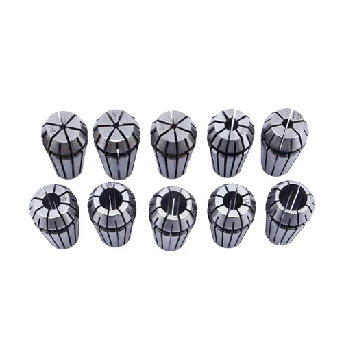 ZJchao 10 PCS ER16 1-10mm Spring Collet Set Chuck Collet for CNC Engraving Machine & milling Lathe Tool