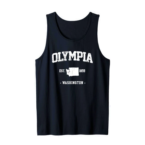 Lympia Washington hometown Olympia Vintage Gift Tank Top