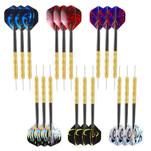 Accmor Metal Tip Darts, Steel Tip Darts, Professional Metal Darts, Darts Metal Tip Set, Metal Darts for Dartboard ﻿