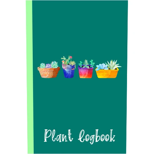Gardenior Publish Succulent Cactus Potted Plants Minimalist Design Plant Logbook: Garden Planner for Avid Gardeners, Flowers, Vegetable Growing, Plants Profiles, Garden ... Nature Cover Edition 6 x 9 in 120 pages