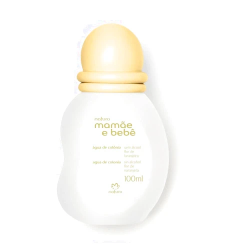 natura - Linha Mamae e Bebe - Agua de Colonia Flor de Laranjeira sem Alcool 100 Ml - (Mom & baby Collection - Orange Blossom Cologne without Alcohol 3.38 Fl Oz)