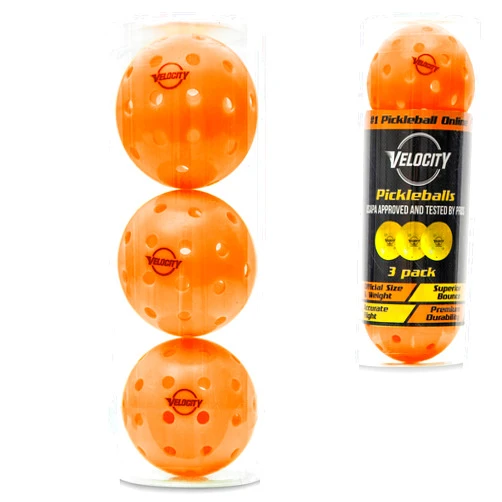 Velocity Premium Pickleballs - USAPA-Certified | 40-Hole Design for Ultimate Outdoor Performance | Official Size & Weight