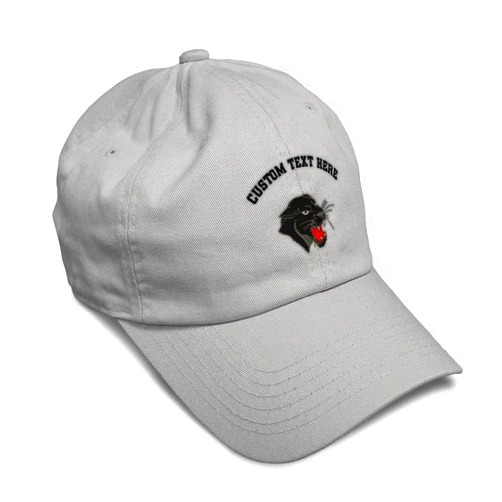 Speedy Pros Soft Baseball Cap Black Panther Face Embroidery Wild Animals Black Panther Cotton Dad Hats for Men & Women