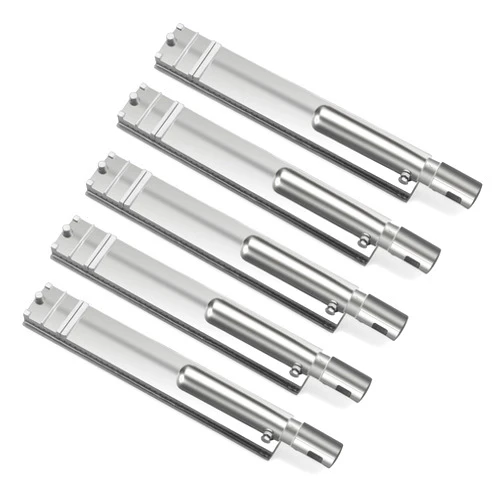 Plowo Cast Stainless Steel Burner for Bull BBQ Replacement Parts for Blaze, Lion Premium, Cal Flame, Beefeater, Aussie, CharBroil, Nexgrill, Barbeques Galore Turbo and More Gas Grill, 16 1/8