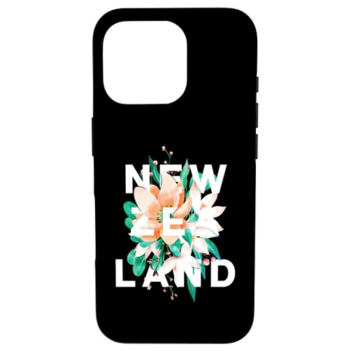 New Zealand Flag Design Love Aotearoa NZ Roots iPhone 16 Pro New Zealand Floral Design Kiwi Land Aotearoa NZ Case