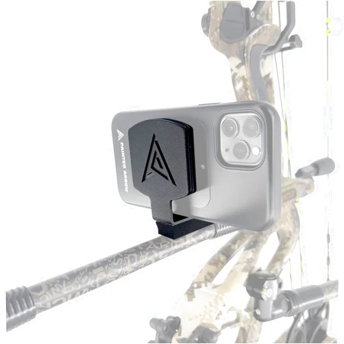 PAINTED ARROW MAG-PRO Plus Compound Bow Magnetic Smart Phone Mount - Relive The Hunt & Recover More Game; Film Your Hunt with an All-American Phone Holder for Bow Hunting; Phone Mount for Bow Hunting