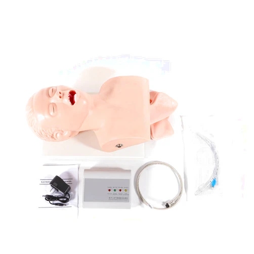 TBVECHI Intubation Model, TBVECHI PVC Airway Management Intubation Manikin Teach Model Trainer Oral Nasal Intubation Manikin Study Teaching Model Demo