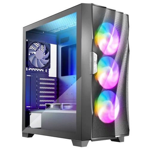 Antec DF700, Mid Tower Computer Case, ATX Gaming Case, USB3.0 x 2, 360 mm Radiator Support, 3 x 120 mm ARGB, 1 x 120 mm Reverse & 1 x 120 mm Fans Included