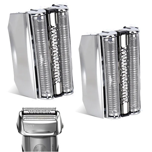 Plantarecover Series 7 70S Replacement Head - Electric Shaver blade Compatible with Braun Series S7 Shavers 720cc, 730cc, 735s, 750cc, 760cc, 790cc, and 795cc Shaver（2 pack）