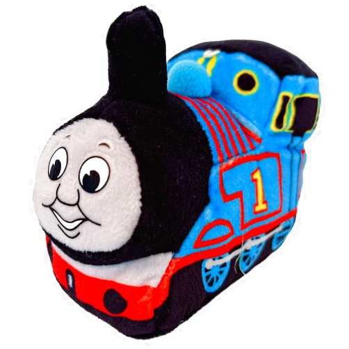 THOMAS & HIS FRIENDS SERIES Thomas Plush Train with his Friends 4SET Stuffed Gift Buddy - Thomas, James,Percy&Kenji，5in, Fans Favorite, can be Used as a Centerpiece， for Room Decor Party Supplies (Thomas)