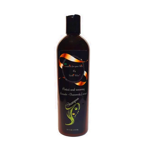 Paradise for your skin by Saski Wax Avocado Chamomille Shampoo (Sulfate free)