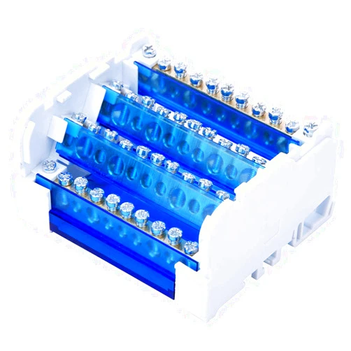 ZJchao Heavy Duty Bus BAR Power Distribution Box Terminal Strip Blocks 4 Level Junction Box Terminal Block Distribution Box Terminal Block Distribution Box Electric Wire Connector Universal Power Junction