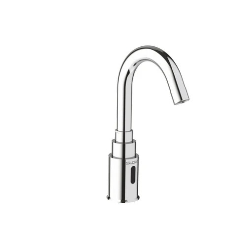 Sloan SF-2250 Sensor Activated Touch-Free Faucet, Commercial Grade with Mounting Hardware - 2.2 GPM Battery-Powered Deck-Mounted Gooseneck Body, Polished Chrome Finish, 3362104