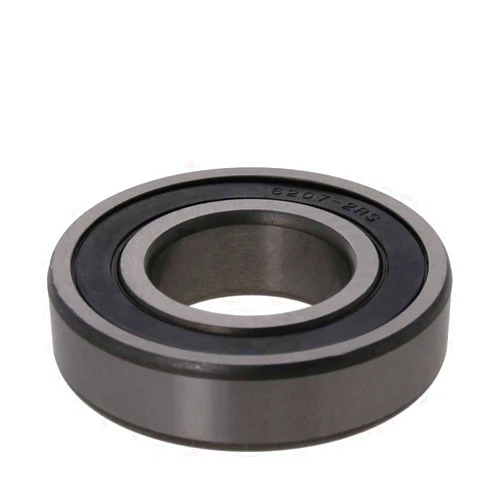 Othmro 1Pcs 6207RS Deep Groove Ball Bearing, Double Steel Cover Shield Bearing, High Carbon Chromium Bearing Steel Roller Guide Bearing 1.38x2.83x0.67inch for Scooters Ship Rudder Shafts