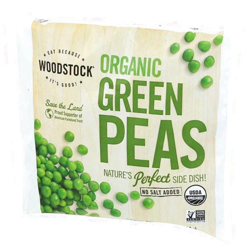 Woodstock Farms Organic Green Pea, 10 Ounce -- 12 per case.